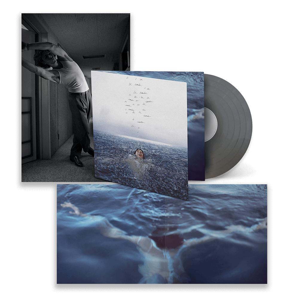 Vinyle argent en édition limitée + affiche dépliante