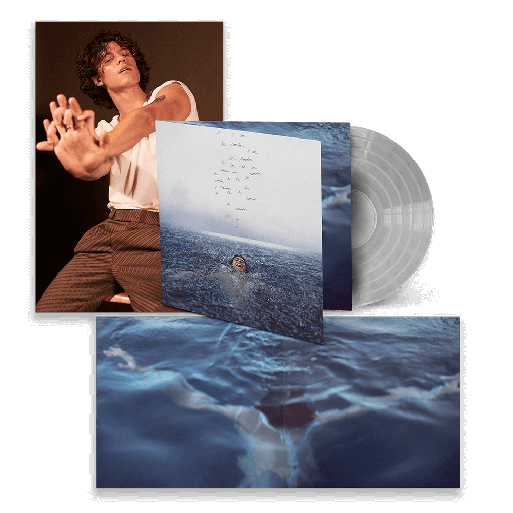 Vinyle transparent en édition limitée + affiche dépliante
